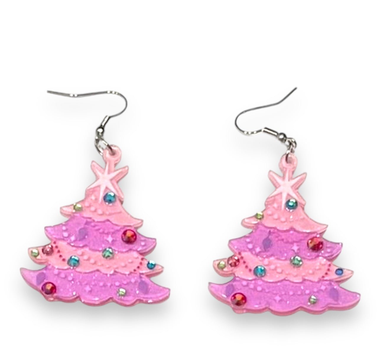 Oh Pinkmas Tree Earrings by Miss Fluff x Lipstick & Chrome Earrings La Vie Bien Oh Pinkmas Tree Earrings by Miss Fluff x Lipstick & Chrome