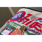 Ohio Hand - Embroidered Pillow Pillows La Vie Bien Ohio Hand - Embroidered Pillow