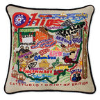 Ohio Hand - Embroidered Pillow Pillows La Vie Bien Ohio Hand - Embroidered Pillow