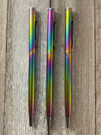 Oil Slick Slim Twist Pen by Bespattered Facade