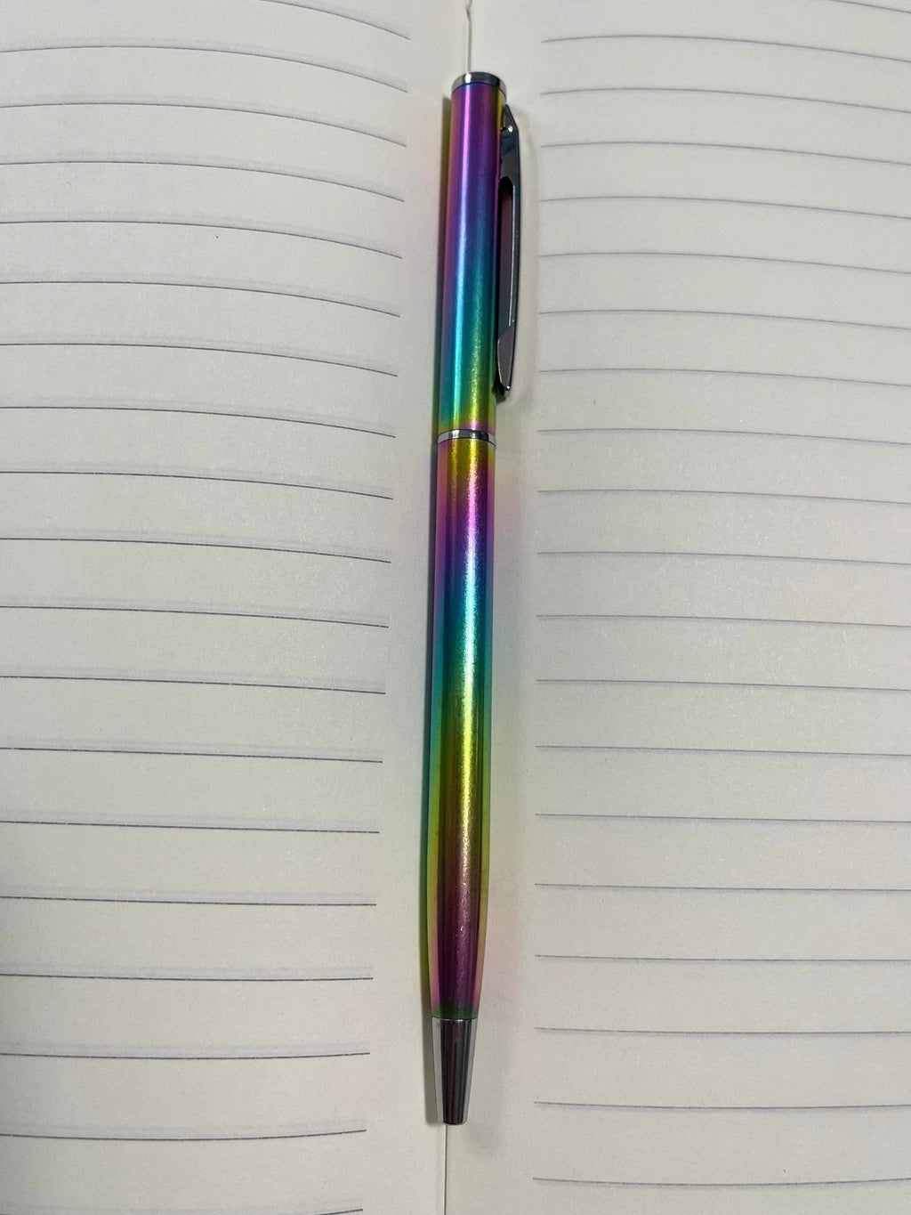 Oil Slick Slim Twist Pen by Bespattered Facade