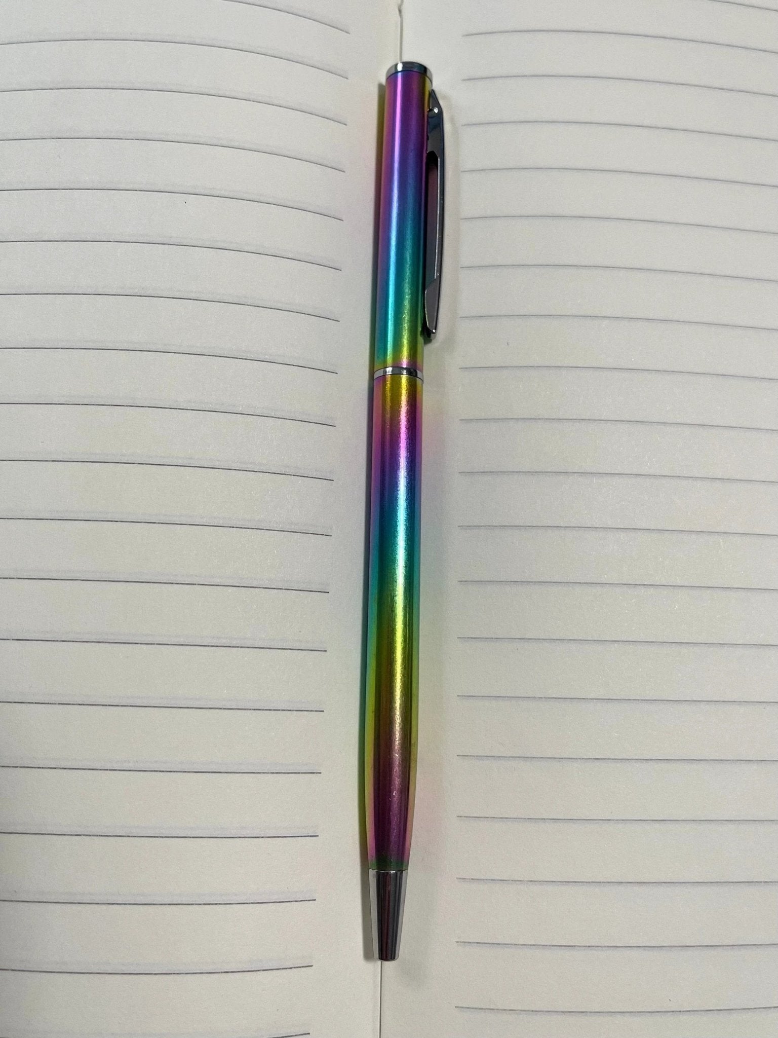 Oil Slick Slim Twist Pen by Bespattered Facade