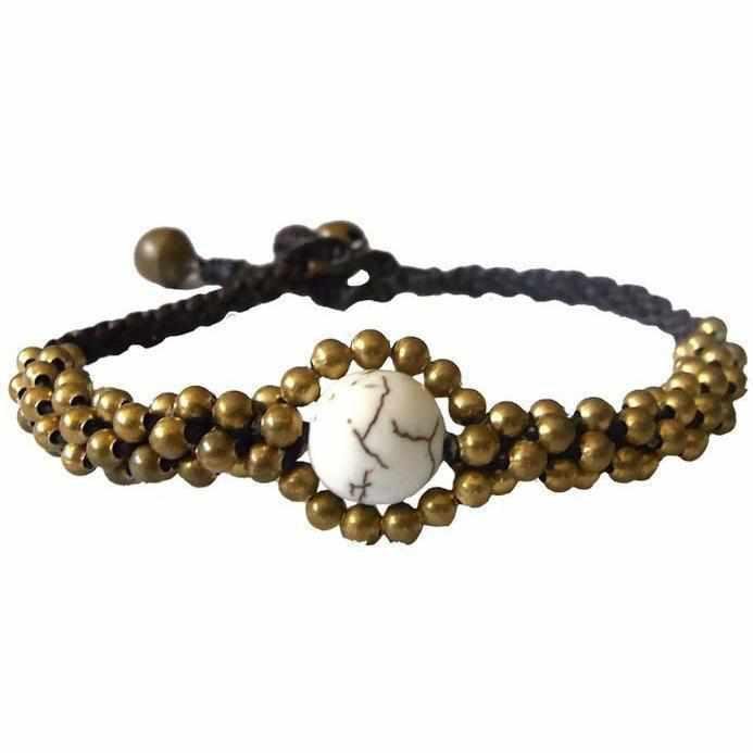 Ojo Brass Adjustable Bracelet - Thailand Jewelry La Vie Bien Ojo Brass Adjustable Bracelet - Thailand