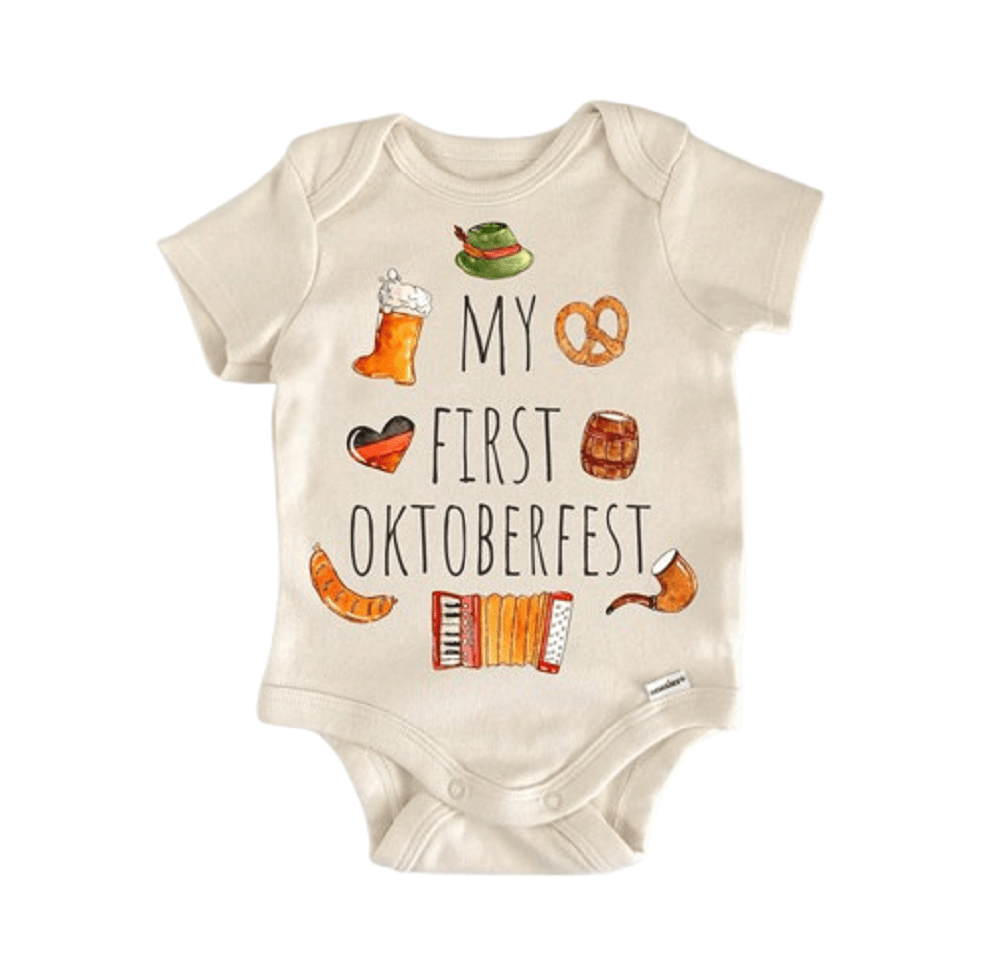 Oktoberfest German Fall Newborn Baby Onesie® Bodysuit Baby Bodysuit La Vie Bien Oktoberfest German Fall Newborn Baby Onesie® Bodysuit