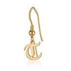 Old English Initial Earrings La Vie Bien Old English Initial Earrings