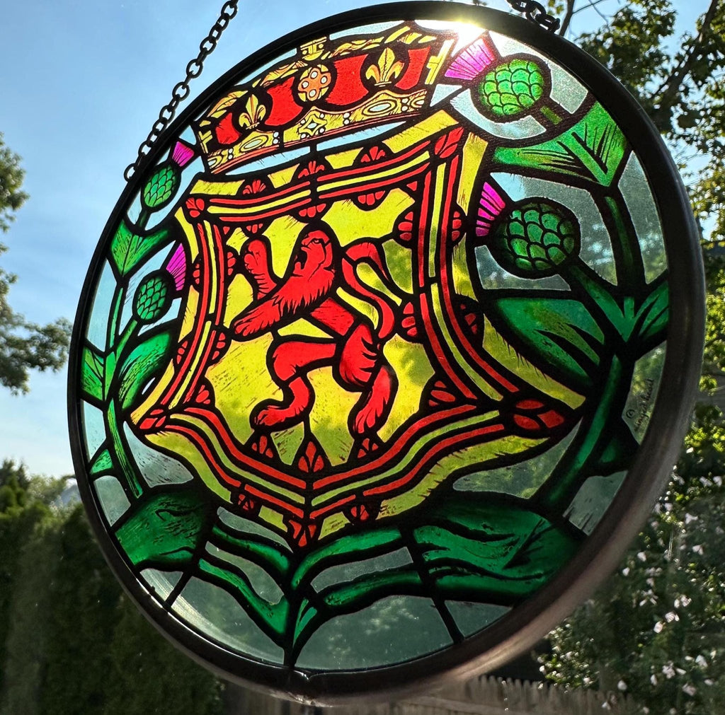 Old Town Scottish Lion Suncatcher Gifts La Vie Bien Old Town Scottish Lion Suncatcher