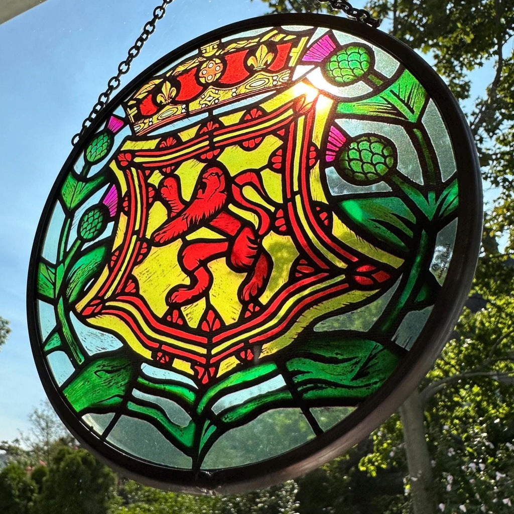 Old Town Scottish Lion Suncatcher Gifts La Vie Bien Old Town Scottish Lion Suncatcher