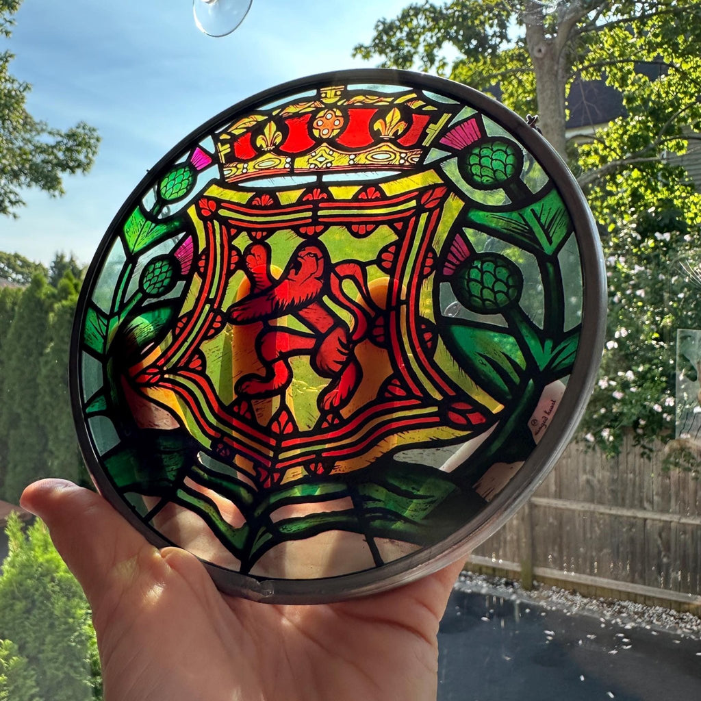 Old Town Scottish Lion Suncatcher Gifts La Vie Bien Old Town Scottish Lion Suncatcher