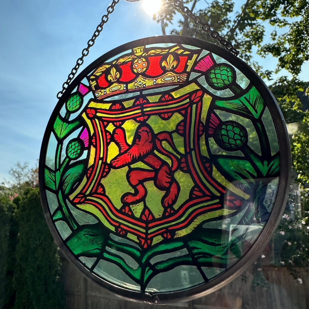 Old Town Scottish Lion Suncatcher Gifts La Vie Bien Old Town Scottish Lion Suncatcher