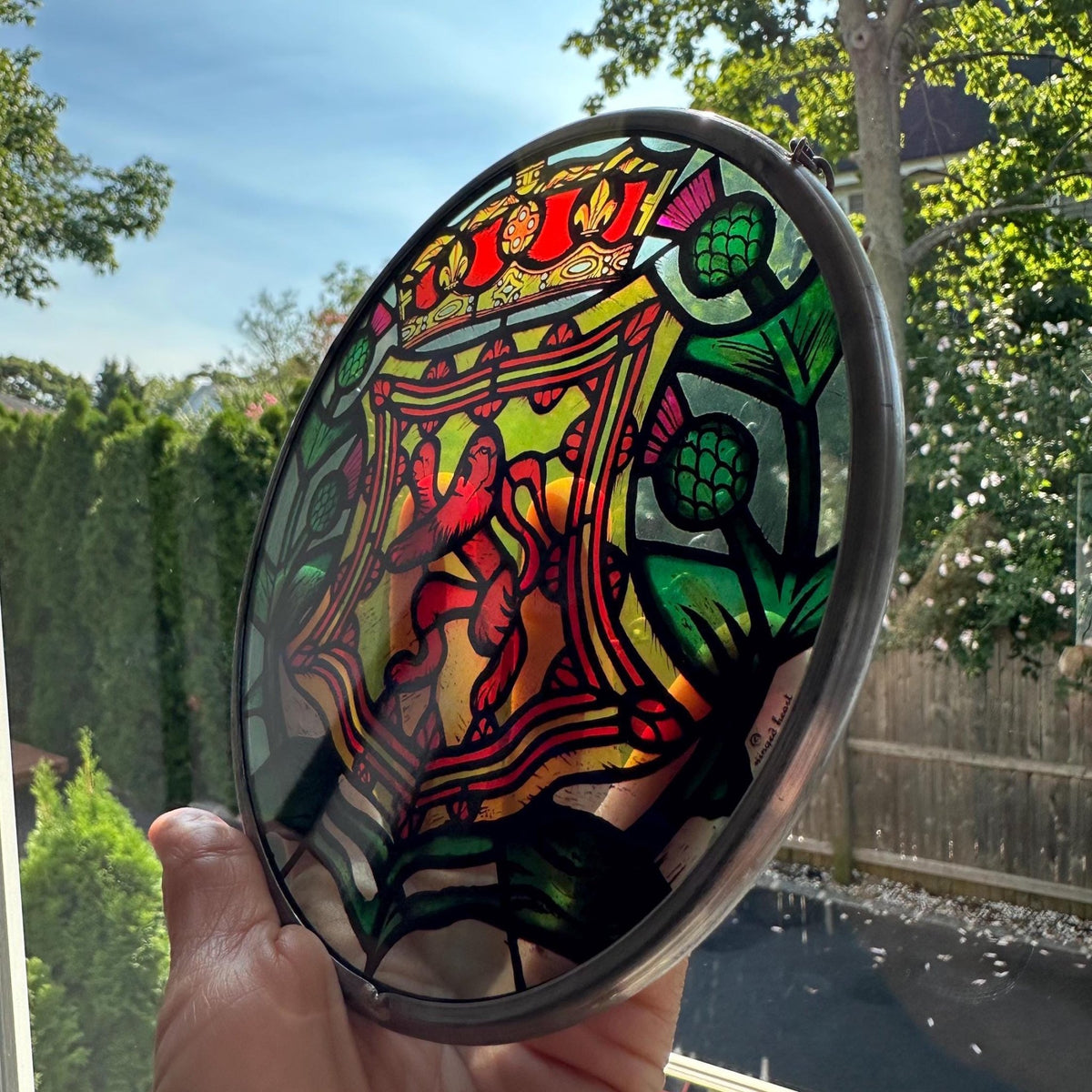 Old Town Scottish Lion Suncatcher Gifts La Vie Bien Old Town Scottish Lion Suncatcher