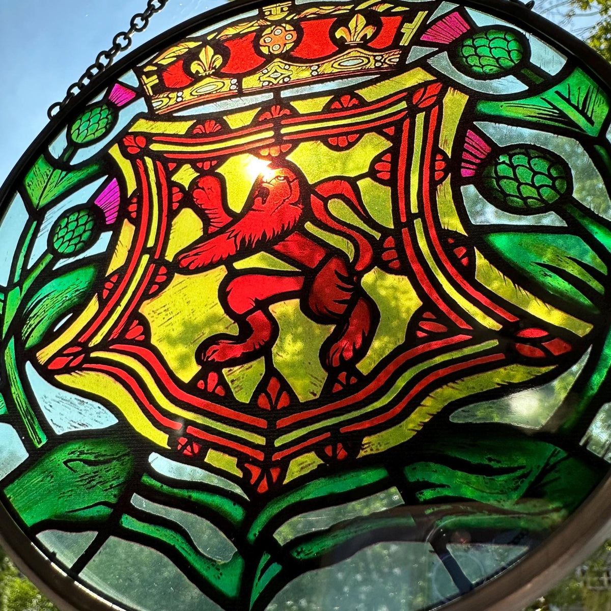 Old Town Scottish Lion Suncatcher Gifts La Vie Bien Old Town Scottish Lion Suncatcher
