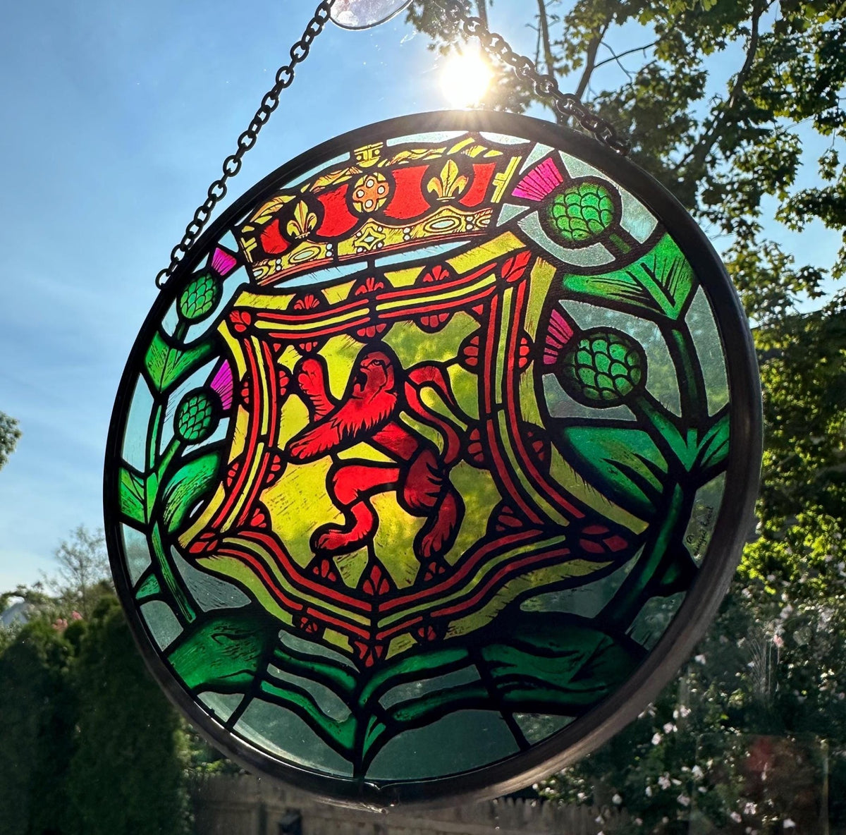 Old Town Scottish Lion Suncatcher Gifts La Vie Bien Old Town Scottish Lion Suncatcher