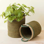 Olive Baskets with Handle, set of 2 - Natural Baskets | LIKHÂ by LIKHÂ
