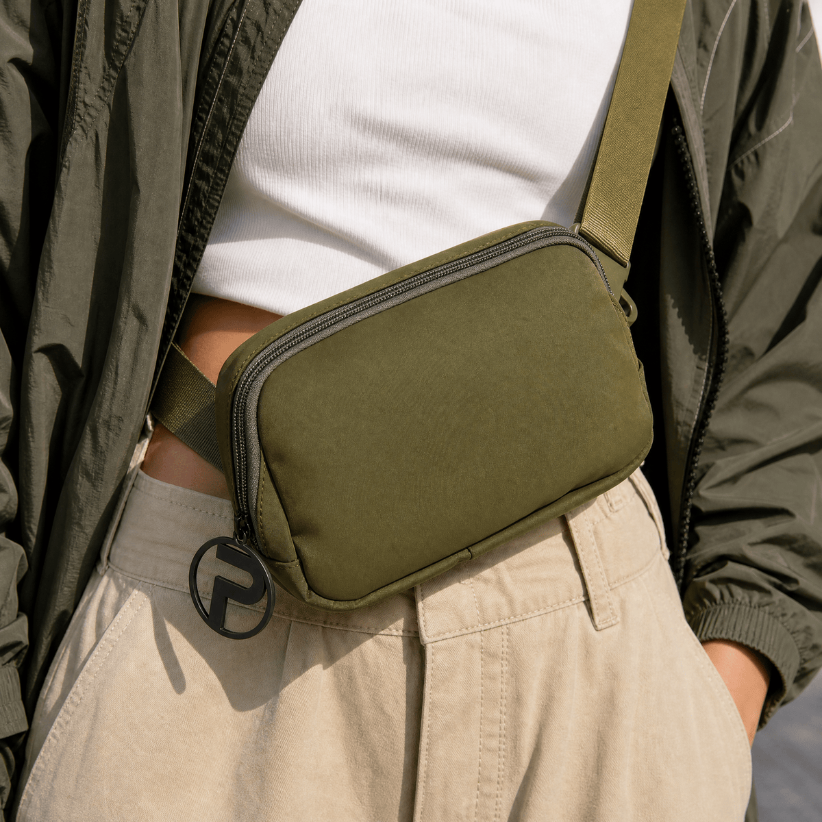 Olive Belt Bag | Fanny Pack Cross Body Bag Bags La Vie Bien Olive Belt Bag | Fanny Pack Cross Body Bag