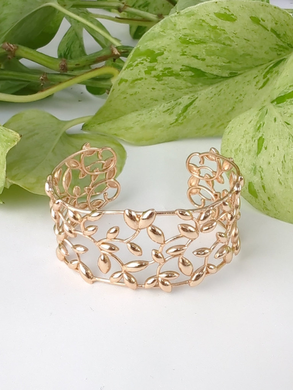 Olive Leaf Cuff Bracelet La Vie Bien Olive Leaf Cuff Bracelet