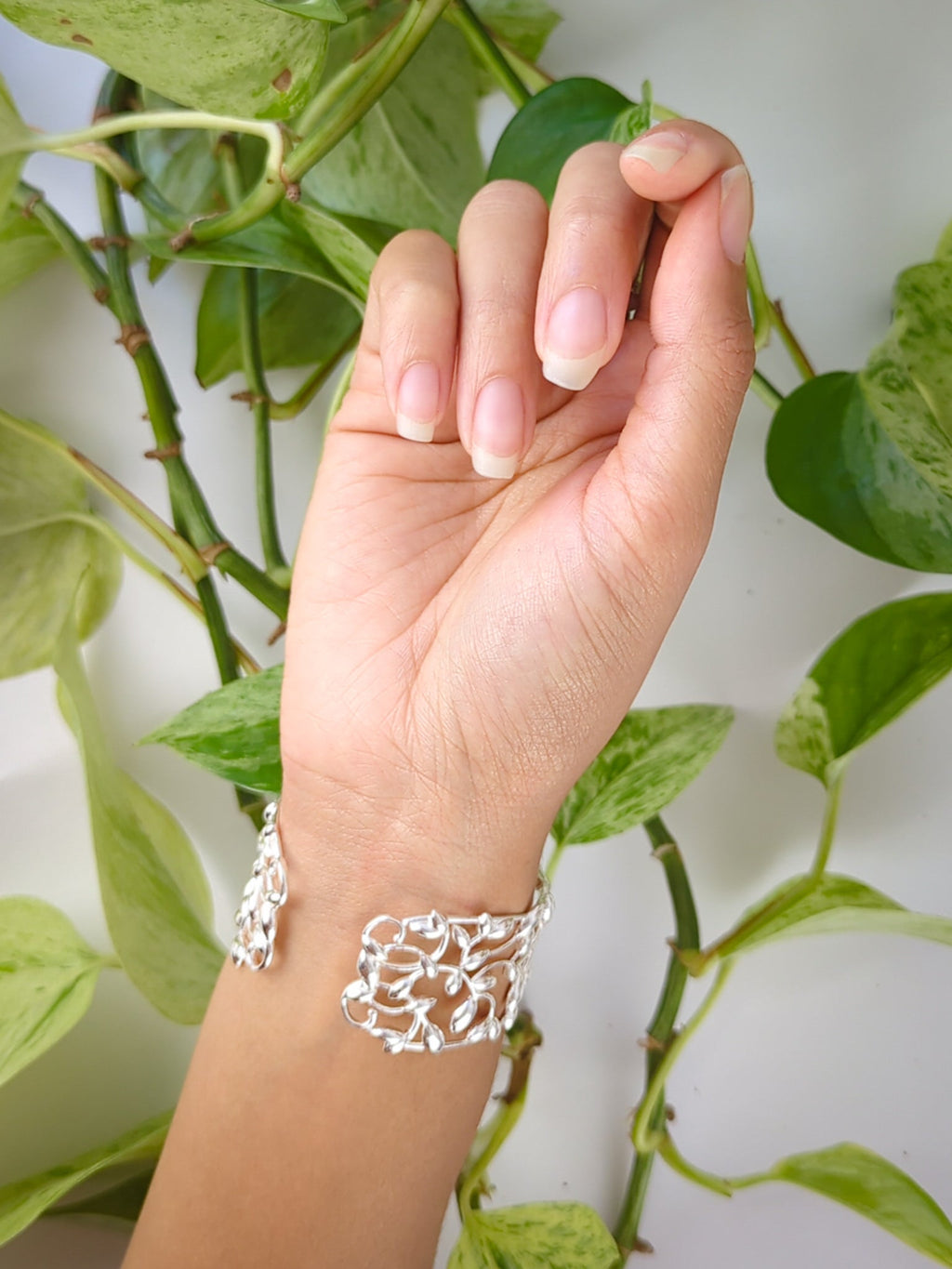 Olive Leaf Cuff Bracelet La Vie Bien Olive Leaf Cuff Bracelet
