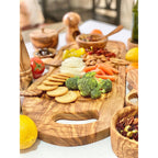 Olive Wood Charcuterie Board - Includes Juice Well La Vie Bien Olive Wood Charcuterie Board - Includes Juice Well