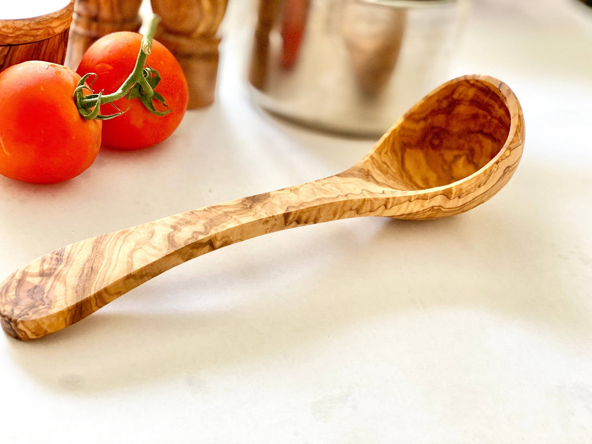 Olive Wood Ladle - 12" La Vie Bien Olive Wood Ladle - 12"