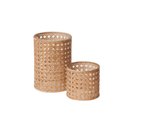 Oliver Cane Votive Candle Holder by White Cliff Studio