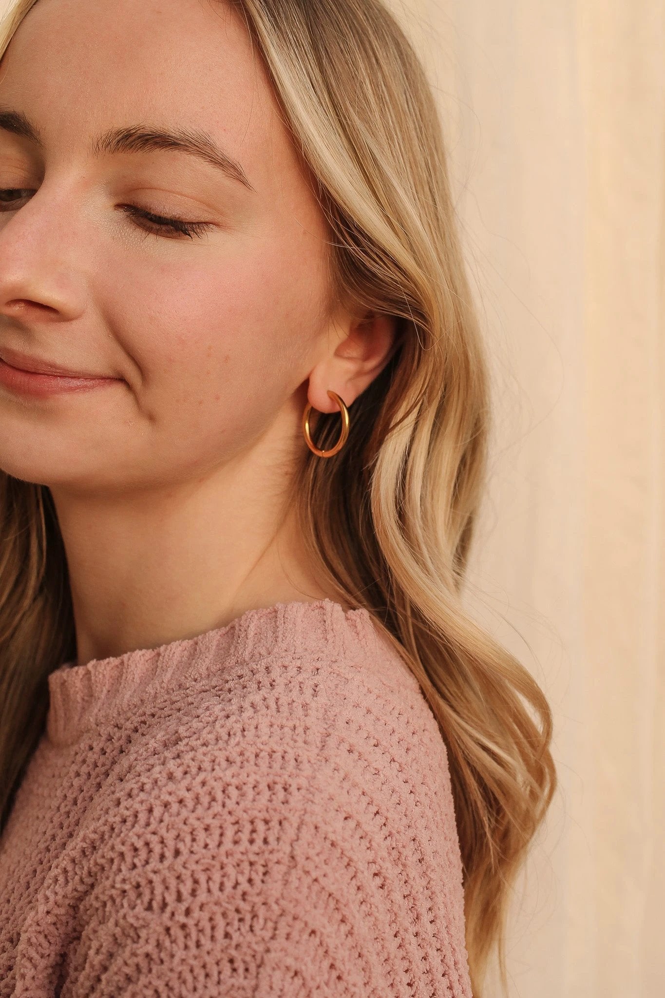 Olivia Hoop by Rose & Clay