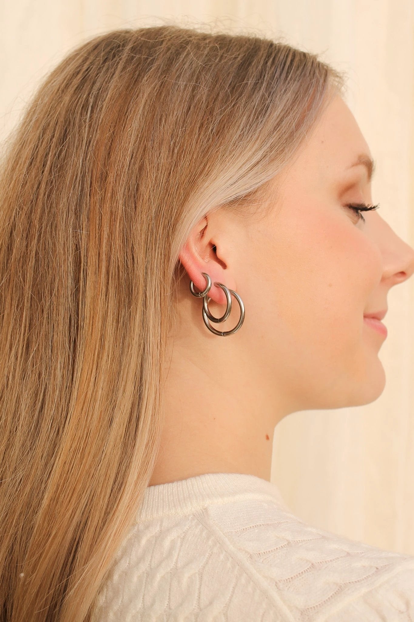 Olivia Hoop by Rose & Clay