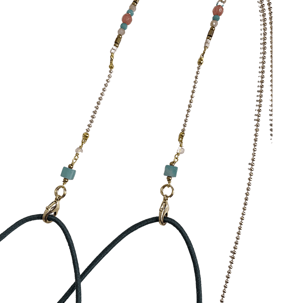 Olivia Semi - precious Stone Sunglass Chain - Thailand Accessories La Vie Bien Olivia Semi - precious Stone Sunglass Chain - Thailand