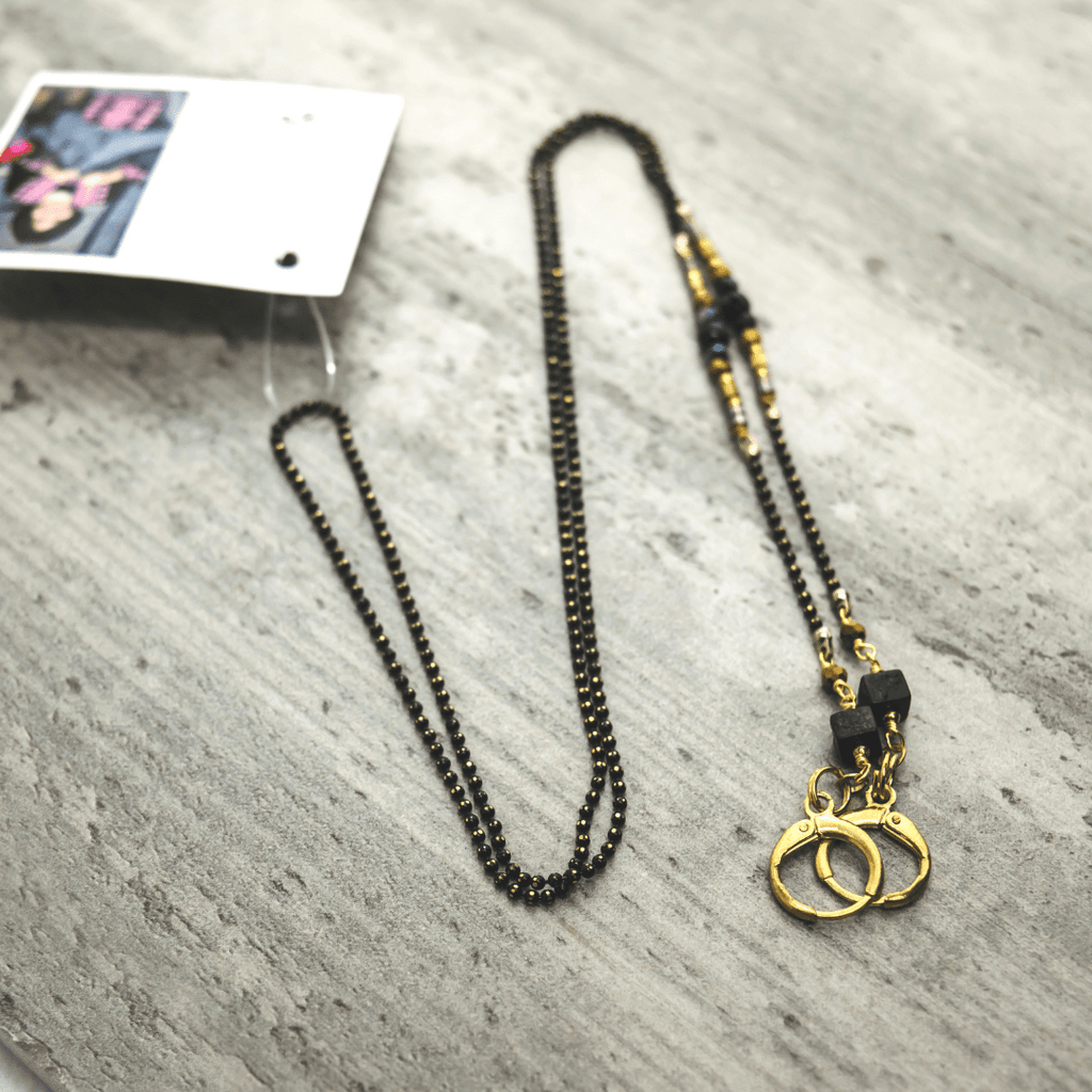 Olivia Semi - precious Stone Sunglass Chain - Thailand Accessories La Vie Bien Olivia Semi - precious Stone Sunglass Chain - Thailand