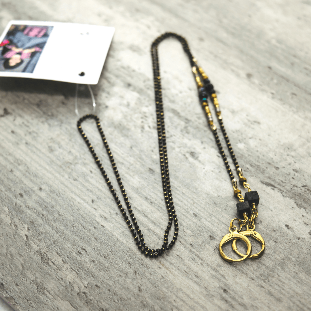 Olivia Semi - precious Stone Sunglass Chain - Thailand Accessories La Vie Bien Olivia Semi - precious Stone Sunglass Chain - Thailand