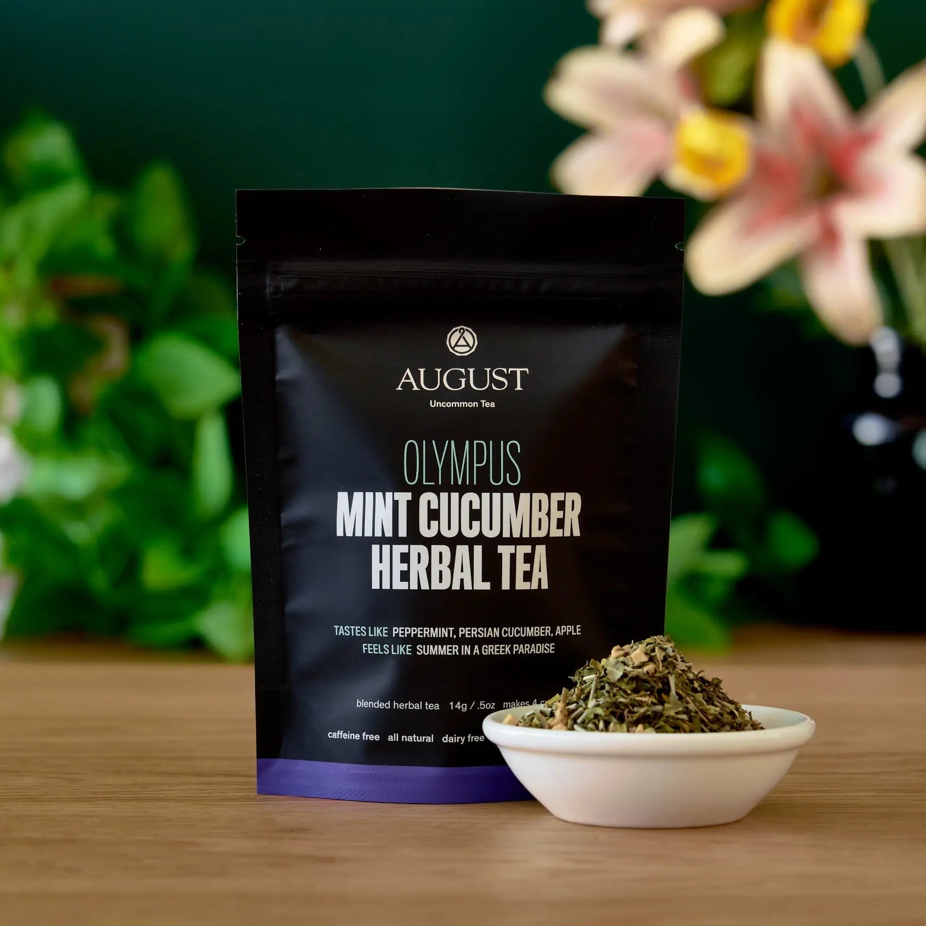Olympus - Mint Cucumber Herbal Tea (Caffeine Free) Beverages > Teas > Herbal Teas La Vie Bien Olympus - Mint Cucumber Herbal Tea (Caffeine Free)