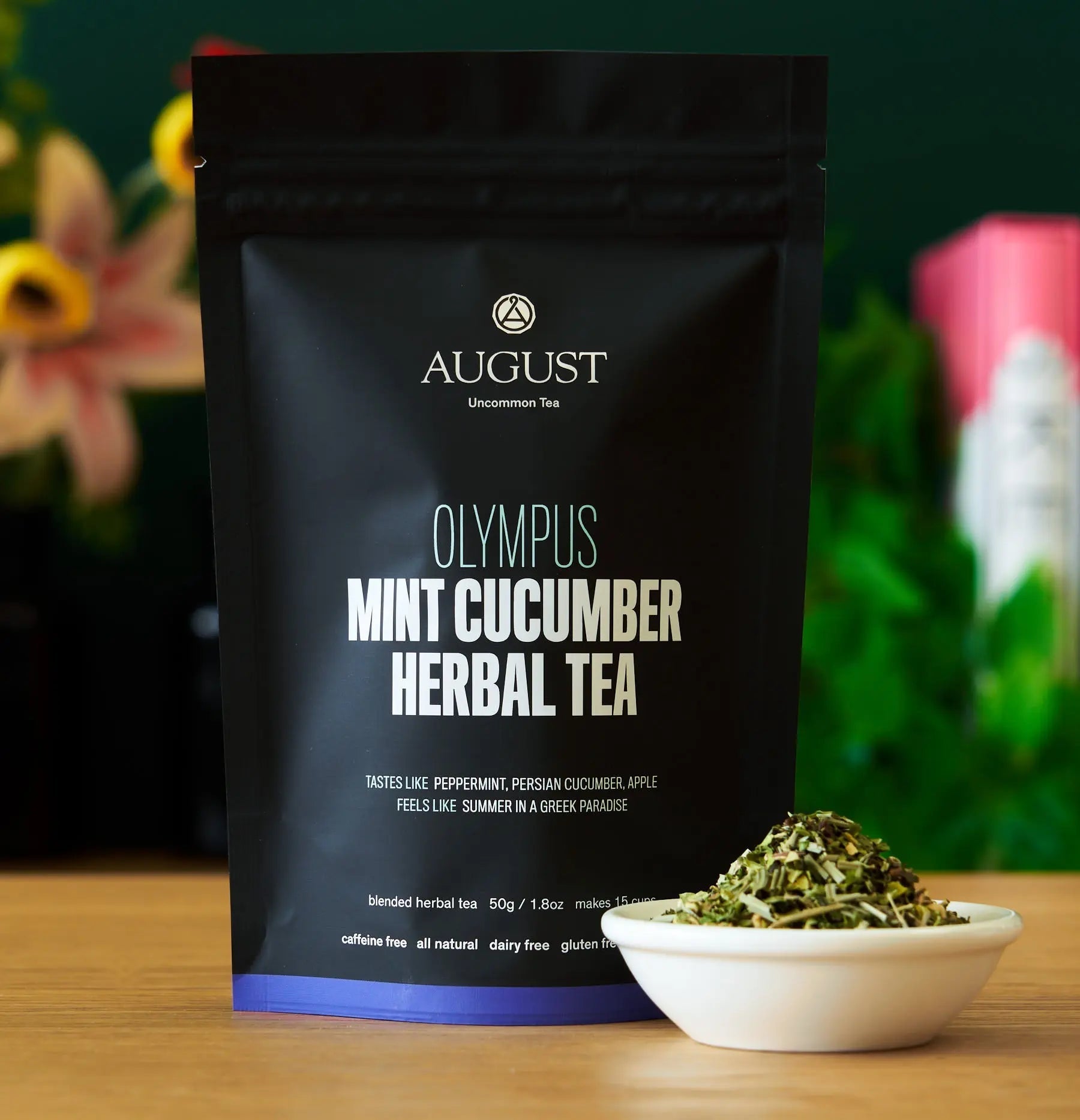 Olympus - Mint Cucumber Herbal Tea (Caffeine Free) Beverages > Teas > Herbal Teas La Vie Bien Olympus - Mint Cucumber Herbal Tea (Caffeine Free)