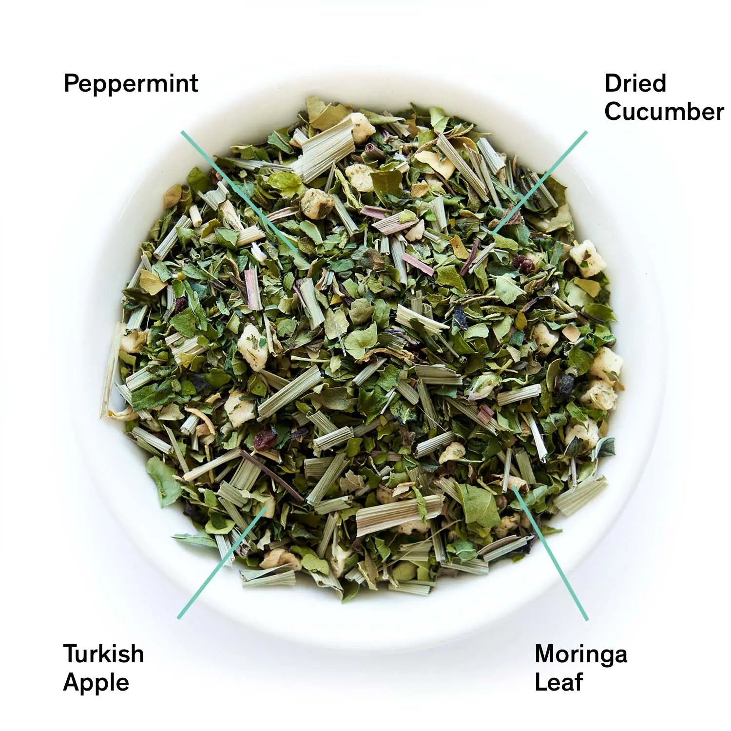 Olympus - Mint Cucumber Herbal Tea (Caffeine Free) Beverages > Teas > Herbal Teas La Vie Bien Olympus - Mint Cucumber Herbal Tea (Caffeine Free)
