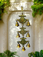 Om, Ganesha & Laxmi Hanging Bells Mandir items La Vie Bien Om, Ganesha & Laxmi Hanging Bells
