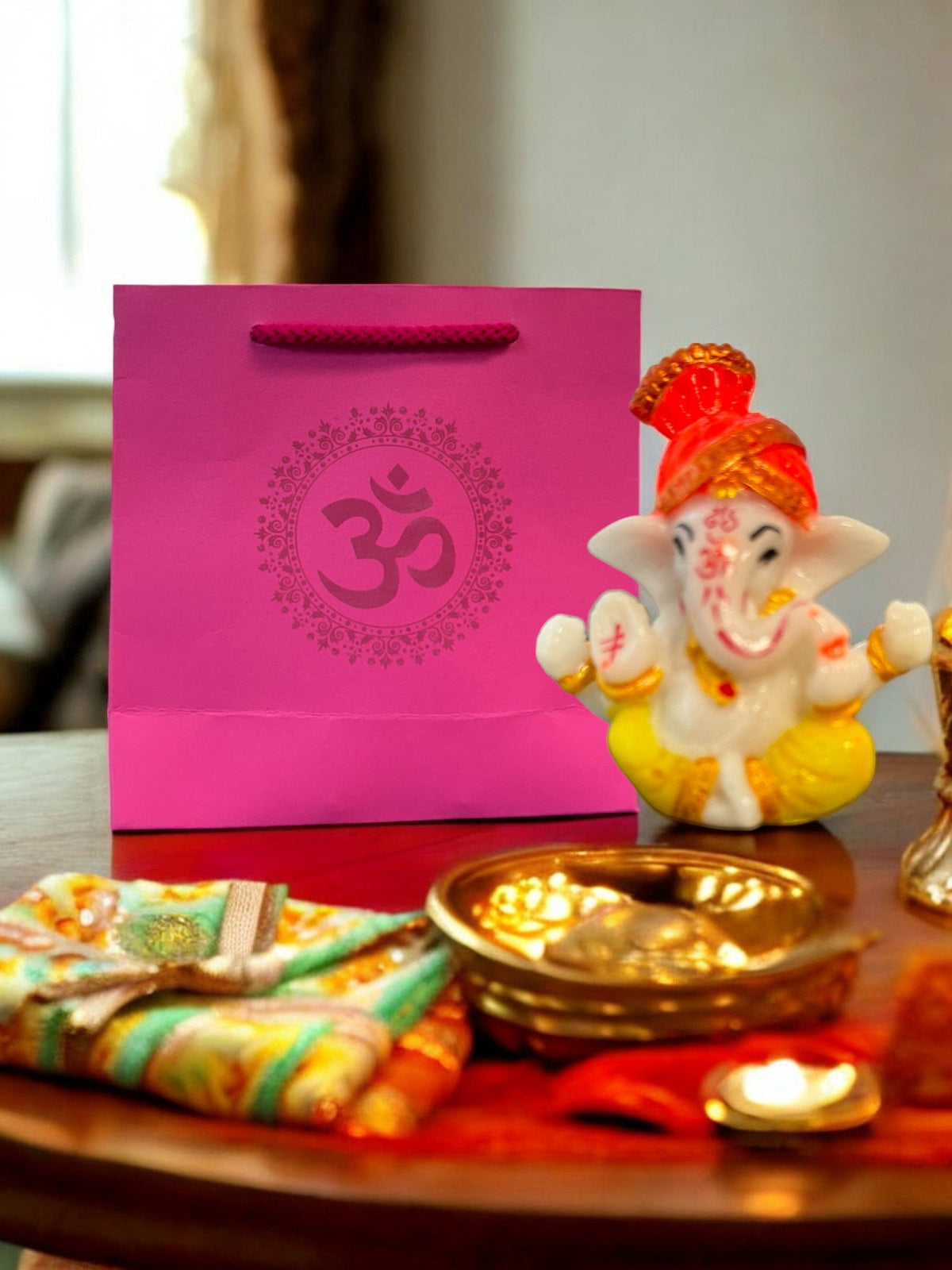 OM Paper Gift Bag, Set of 10 Favors & Return Gifts La Vie Bien OM Paper Gift Bag, Set of 10