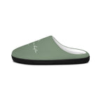 Oma weiß es am besten sage green slippers Slippers La Vie Bien Oma weiß es am besten sage green slippers