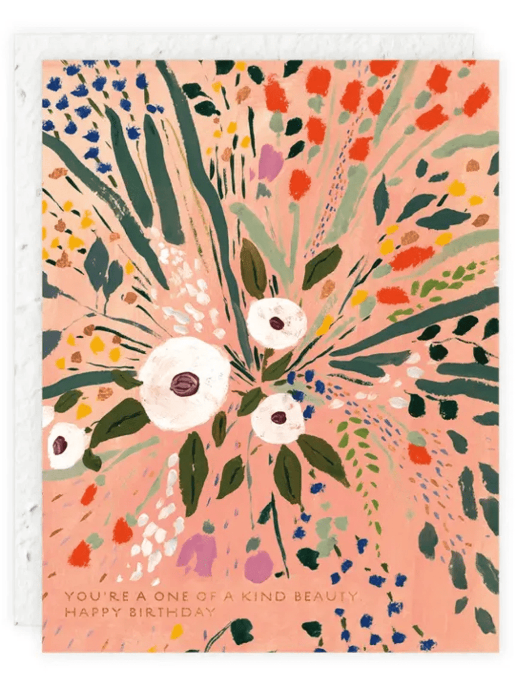 One of a Kind Beauty - Seeded Birthday Card by Ash & Rose