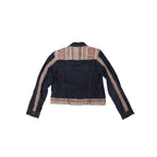 One - of - a - Kind Embroidered Tween Flower Denim Fringe Jacket - Thailand Apparel La Vie Bien One - of - a - Kind Embroidered Tween Flower Denim Fringe Jacket - Thailand