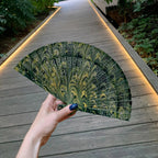 One of a Kind Hand Painted Marbled Wooden Fans - 15 Styles by The Bullish Store