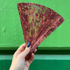 One of a Kind Hand Painted Marbled Wooden Fans - 15 Styles by The Bullish Store