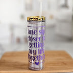 One Sip Closer to Getting My Life Together Funny Acrylic Tumbler Drinkware La Vie Bien One Sip Closer to Getting My Life Together Funny Acrylic Tumbler
