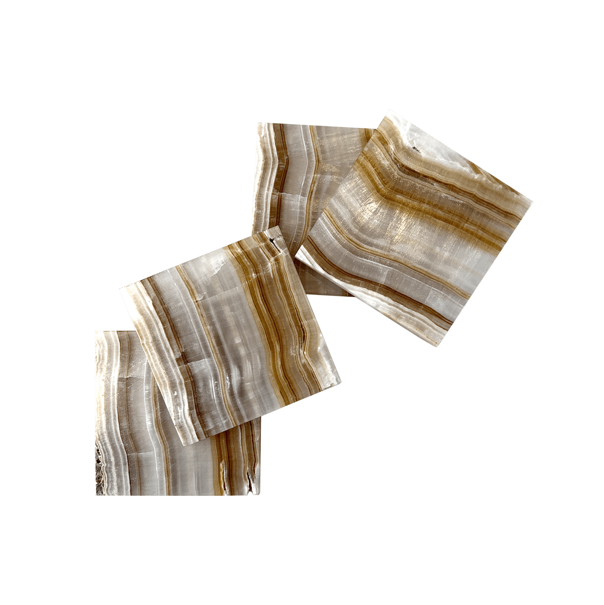 Onyx Coasters - Caramels