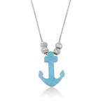 Opal Anchor Necklace La Vie Bien Opal Anchor Necklace
