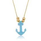 Opal Anchor Necklace La Vie Bien Opal Anchor Necklace