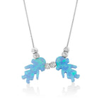 Opal Baby Pendants Necklace La Vie Bien Opal Baby Pendants Necklace