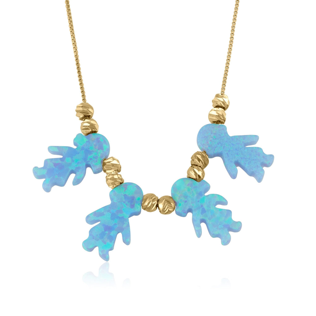 Opal Baby Pendants Necklace La Vie Bien Opal Baby Pendants Necklace