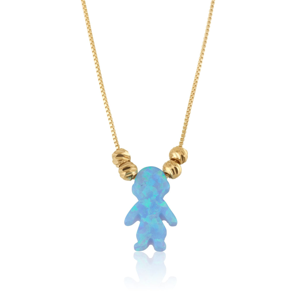 Opal Boy Necklace La Vie Bien Opal Boy Necklace