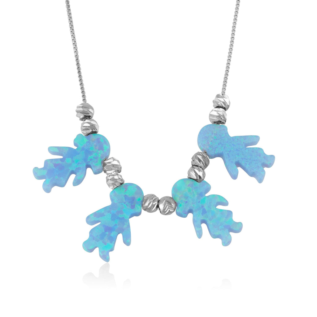 Opal Kids Charms Necklace La Vie Bien Opal Kids Charms Necklace