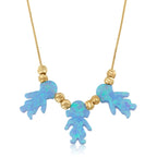 Opal Kids Charms Necklace La Vie Bien Opal Kids Charms Necklace
