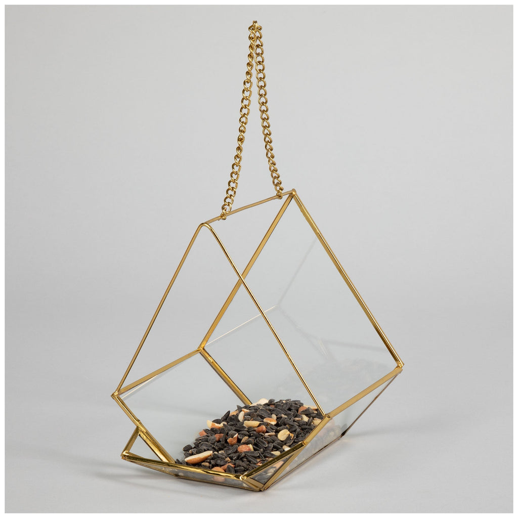 Open Air Glass Bird House Backyard Habitat La Vie Bien Open Air Glass Bird House