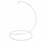 Open Frame White Painted Metal Ornament Display Stand 9.2 Inches Ornament Stands La Vie Bien Open Frame White Painted Metal Ornament Display Stand 9.2 Inches