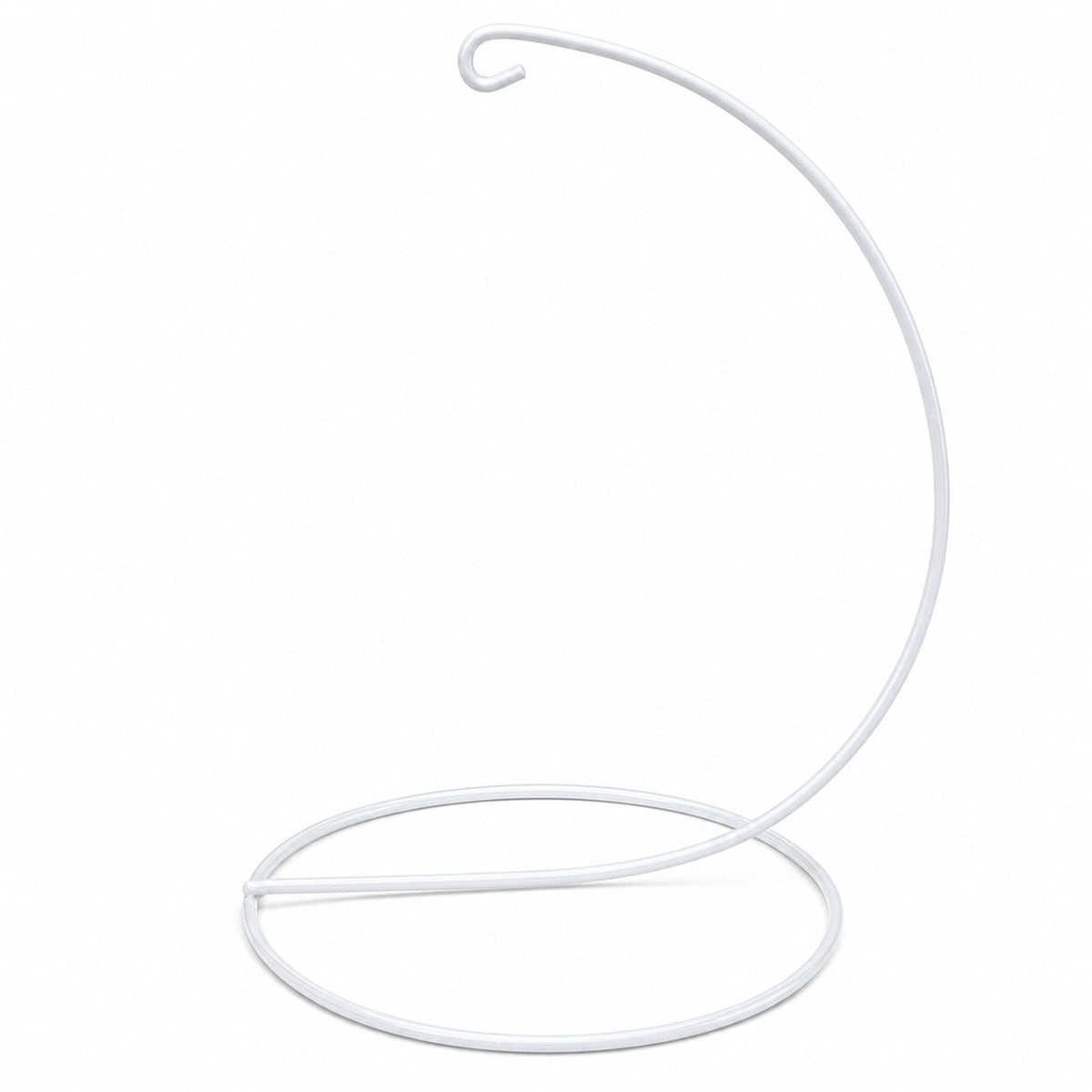 Open Frame White Painted Metal Ornament Display Stand 9.2 Inches Ornament Stands La Vie Bien Open Frame White Painted Metal Ornament Display Stand 9.2 Inches